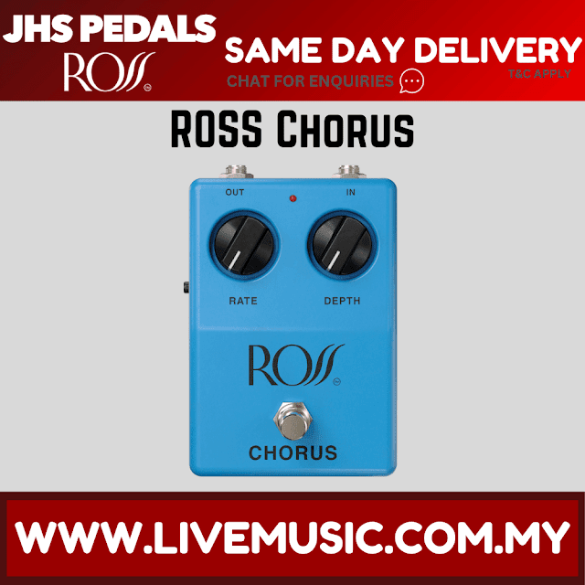 JHS Ross Chorus Guitar Effects Pedal