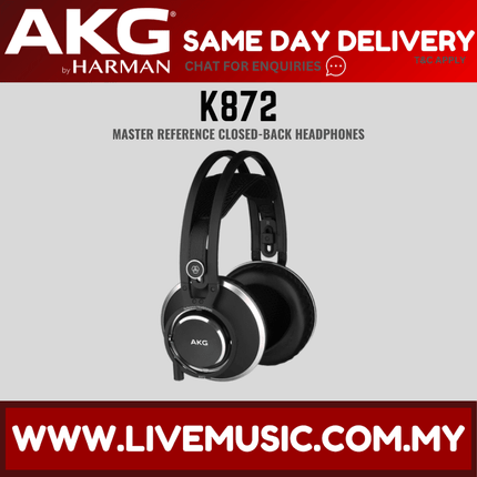 AKG K872 Closed-back Master Reference Headphones (K-872 / K 872)