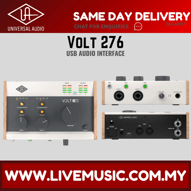 Universal Audio Volt 276 USB-C Audio Interface ( Volt276 / Volt-276 )