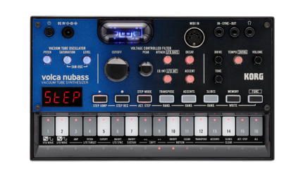 Korg Volca NuBass Vacuum Tube Synthesizer Monophonic Analog Bass Synthesizer (VolcaNuBass/Volca-NuBass)