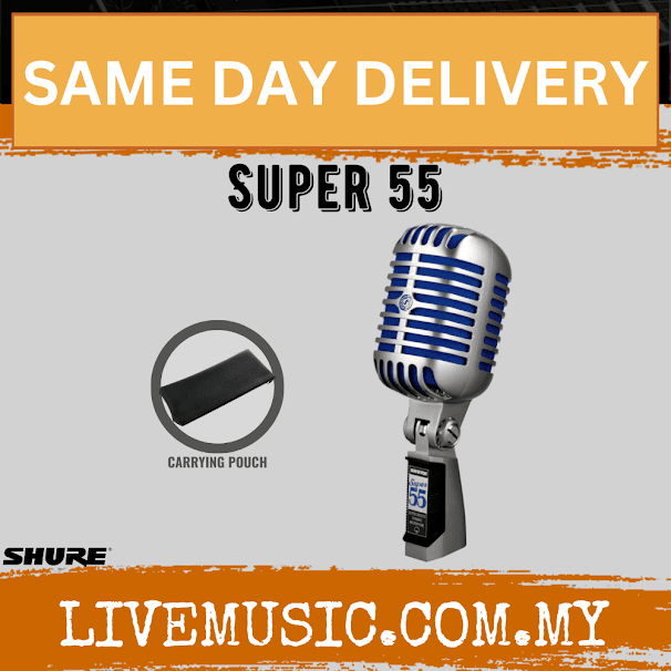 Shure SUPER 55 Deluxe Vocal Microphone ( Super-55 / Super55 )