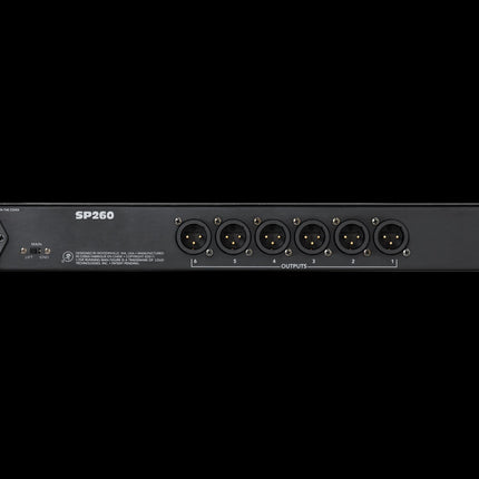 Mackie SP260 2 X 6 Speaker Loudspeaker Processor (SP 260/SP-260)