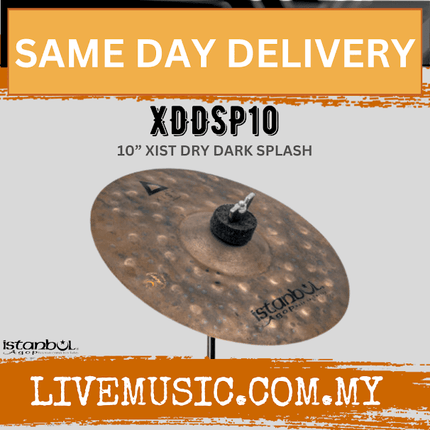 Istanbul Agop XDDSP10 10" Xist Dry Dark Splash Cymbal (XDDSP 10/XDDSP-10)