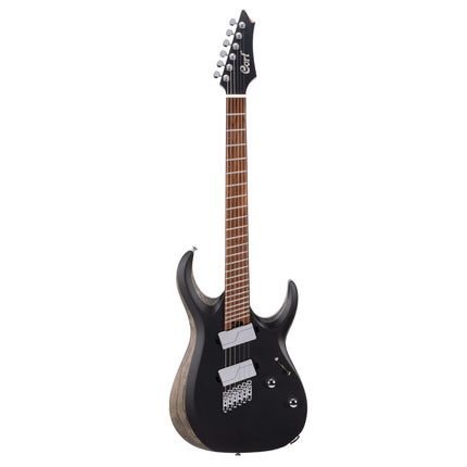Cort X700 Mutility Electric Guitar Roasted Maple Fretboard with Bag - Black Satin (X-700/X 700)