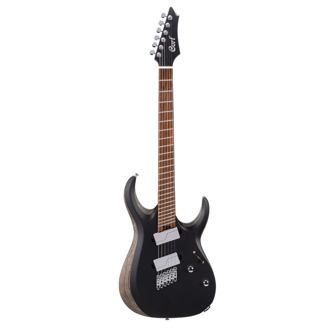 Cort X700 Mutility Electric Guitar Roasted Maple Fretboard with Bag - Black Satin (X-700/X 700)
