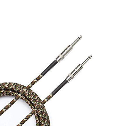 D'Addario Planet Waves PW-BG-20CF Braided Instrument Cable - 20 feet Camouflage (PWBG20CF/DAddario)