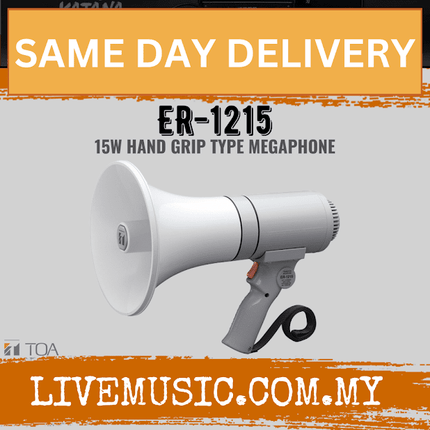 TOA ER-1215 15W Hand Grip Type Megaphone ( ER1215 / ER 1215 )