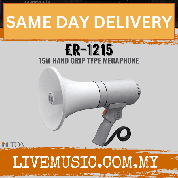 TOA ER-1215 15W Hand Grip Type Megaphone ( ER1215 / ER 1215 )