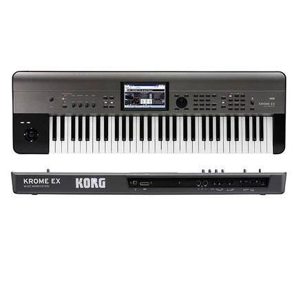 Korg Krome-61 EX - Synthesizer Workstation with FREE Adapter (Krome 61/Krome61)