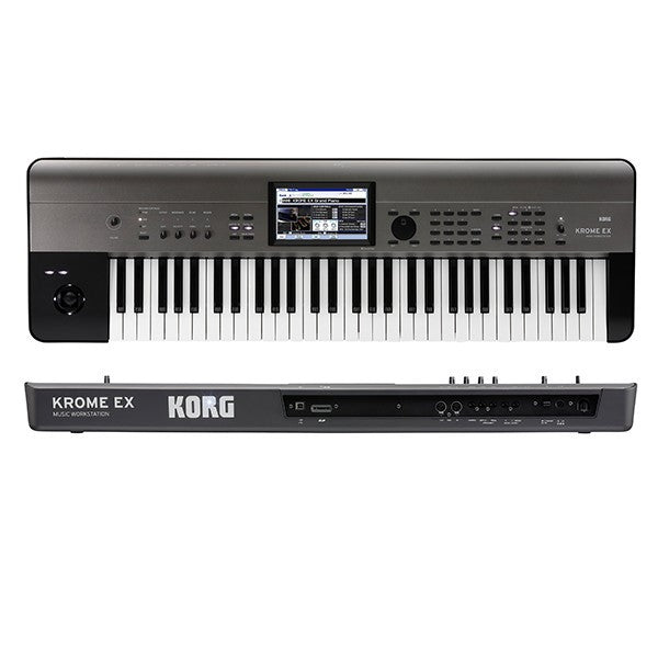 Korg Krome-61 EX - Synthesizer Workstation with FREE Adapter (Krome 61/Krome61)