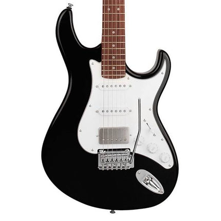 Cort G260CS Electric Guitar Pau Ferro Fretboard with Gig Bag - Black (G-260CS/G 260CS)
