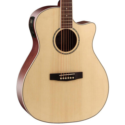Cort GA-MEDX Acoustic Guitar with Gig Bag - Open-Pore (GA MEDX/GAMEDX)