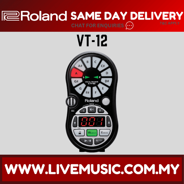 Roland VT-12 Vocal Trainer Black (VT12)