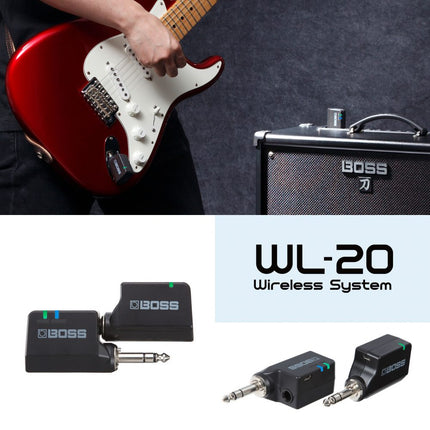 Boss WL-20 - Plug and Play Digital Wireless Guitar System with Cable Tone Simulation ( WL20 )