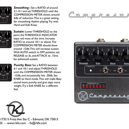 Keeley Compressor Pro Guitar Effects Pedal