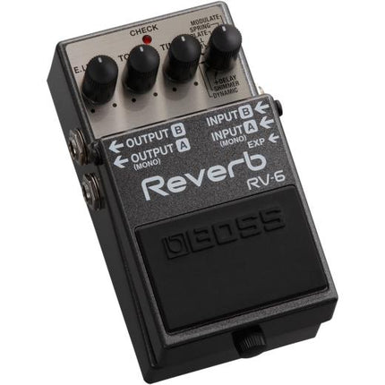 Boss RV-6 Digital Reverb Guitar Effects Pedal (RV6 RV 6)
