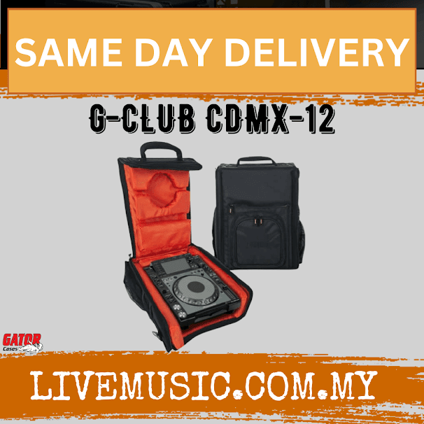 Gator G-Club CDMX-12 for Large CD Players or 12 Inch Mixers (GClubCDMX12)