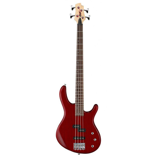 Cort Action PJ Electric Bass Guitar Jatoba Fretboard with Bag - Open Pore Black Cherry (ActionPJ/Action-PJ)