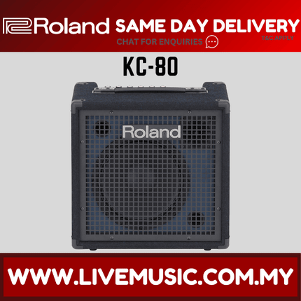 Roland KC-80 - 50 Watt 10", 3 Channel Keyboard Amplifier (KC80/KC)