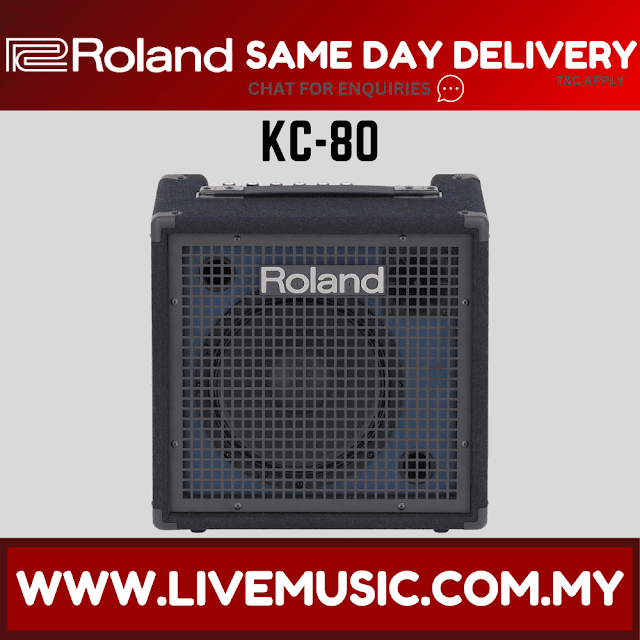 Roland KC-80 - 50 Watt 10", 3 Channel Keyboard Amplifier (KC80/KC)