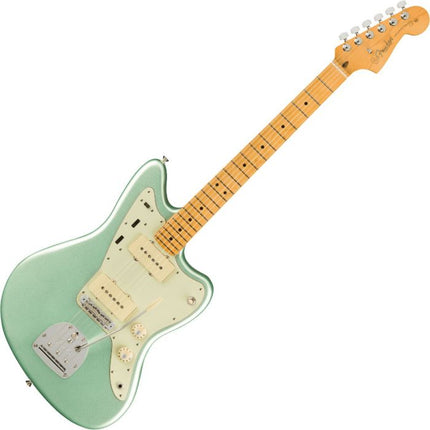 Fender American Professional II Jazzmaster Electric Guitar, Maple Fretboard - Mystic Surf Green