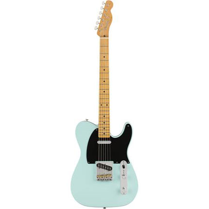 Fender Vintera 50s Telecaster Modified Electric Guitar, Maple Fretboard with Gig Bag - Daphne Blue