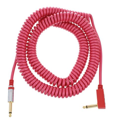 Vox VCC90 9M Vintage Coiled Guitar Cable - Red (VCC-90/ VCC 90)