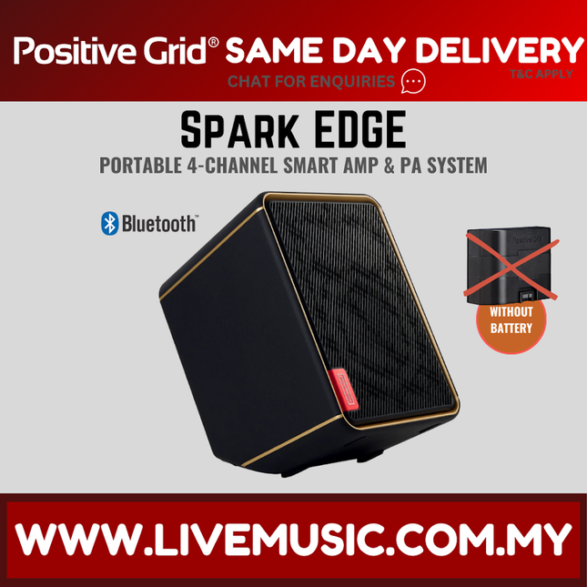 Positive Grid Spark EDGE Portable 4-channel 65W Smart Amp & PA w/Battery ( SPARKEDGE )