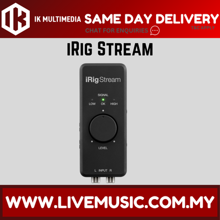 IK Multimedia iRig Stream Stereo Audio Interface