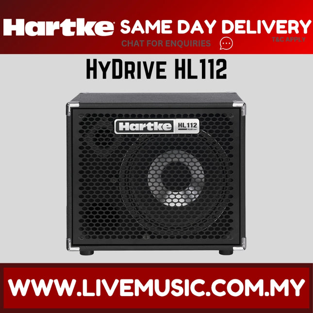 Hartke HyDrive HL-112 300-watt 1x12" Bass Cabinet (  HL 112 / HL112 )