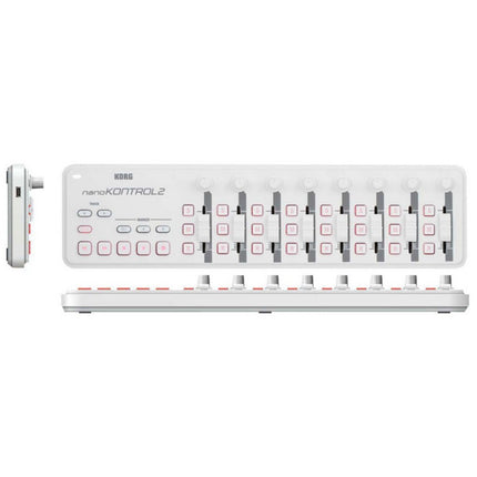 Korg nanoKontrol2 - Slim Line USB Controller, White (nanoKontrol-2/nanoKONTROL2)