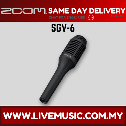 Zoom SGV-6 Directional Shotgun Vocal Microphone ( SGV 6 / SGV6 )
