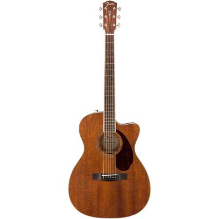 Fender PM-3C Triple 0 All-Mahogany Acoustic Guitar with Case - Natural (PM3C/PM 3C)