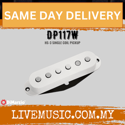 DiMarzio DP117 HS-3  Guitar Pickup - White (DP117 HS3/DP117 HS 3)