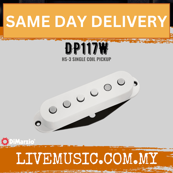 DiMarzio DP117 HS-3  Guitar Pickup - White (DP117 HS3/DP117 HS 3)