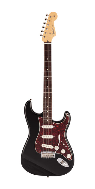 Fender Japan Hybrid II Stratocaster Electric Guitar, Rosewood Fretboard with Gig Bag - Black