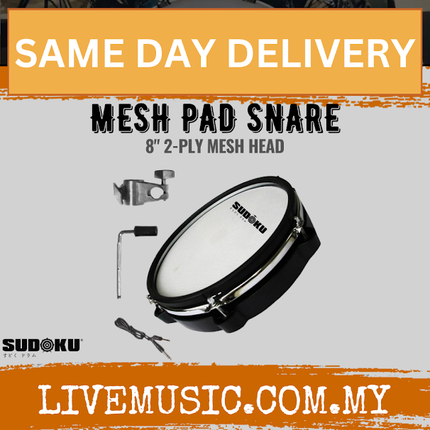 Sudoku 8" Electronic Digital Electric Drum Mesh Pad Snare Set (For Snare and Tom Tom)-ROLAND,YAMAHA,ALESIS support