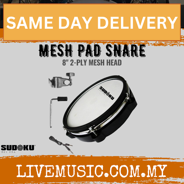Sudoku 8" Electronic Digital Electric Drum Mesh Pad Snare Set (For Snare and Tom Tom)-ROLAND,YAMAHA,ALESIS support