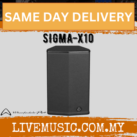 Black 10-inch installation loudspeaker with front mesh grille, single unit