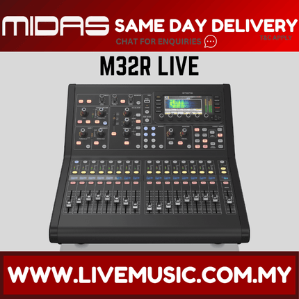 Midas M32R LIVE 40-channel Digital Mixer for Live Performance and Studio Recording ( M-32R / M 32R )