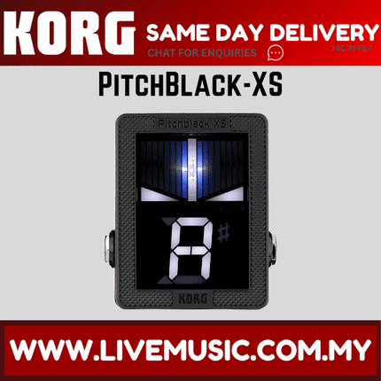 Korg Pitchblack XS Custom Pedal Tuner ( Pitchblack-XS / PitchblackXS )