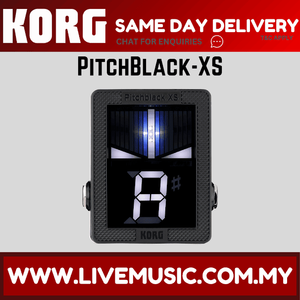 Korg Pitchblack XS Custom Pedal Tuner ( Pitchblack-XS / PitchblackXS )