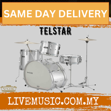 Vox Telstar 4pc Acoustic Drum Set