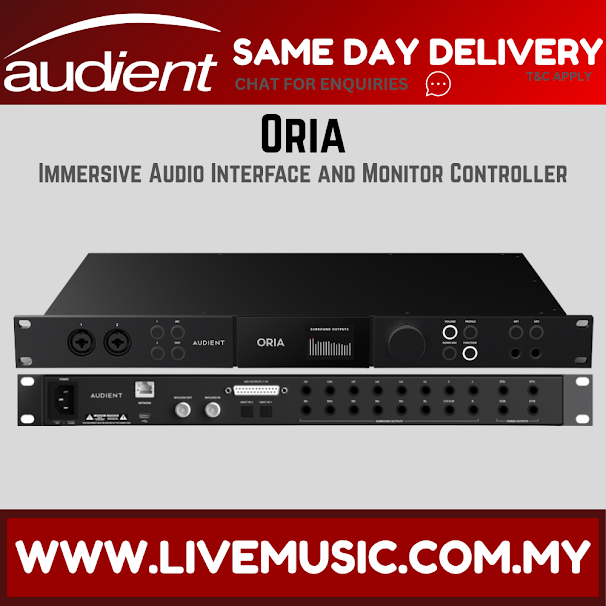Audient ORIA Immersive Audio Interface and Monitor Controller