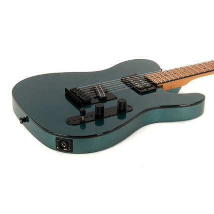 Squier Contemporary Telecaster Electric Guitar, Roasted Maple Fretboard - Gunmetal Metallic