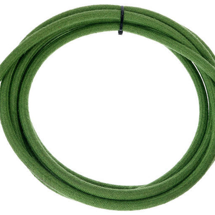 Fender Festival Hemp Angled Instrument Cable, 18.6ft, Pure Hemp - Green