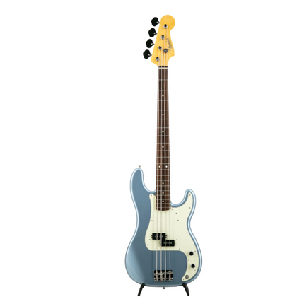 Fender FSR Collection Traditional 60s Precision Bass Guitar, RW FB, Ice Blue Metallic
