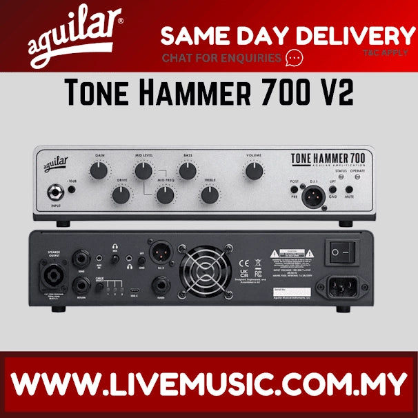 Aguilar Tone Hammer 700 V2 Super Light 700W Bass Amplifier ( TH700V2240G )