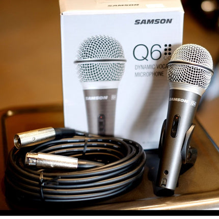 Samson Q6 - Dynamic Handheld Microphone (Q-6/Q 6)