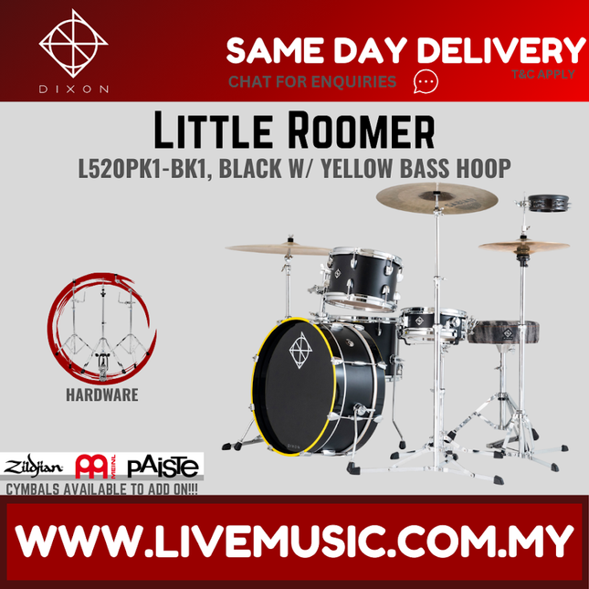 Dixon Little Roomer L520PK1 4+1-Piece Drum Kit w/Hardware